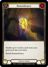 Remembrance (Yellow) - Flesh and Blood TCG - MoxLand