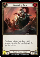 Wounding Blow (Red) - Flesh and Blood TCG - MoxLand