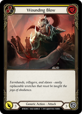 Wounding Blow (Yellow) - Flesh and Blood TCG - MoxLand