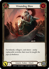 Wounding Blow (Blue) - Flesh and Blood TCG - MoxLand