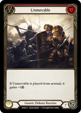 Unmovable (Red) - Flesh and Blood TCG - MoxLand