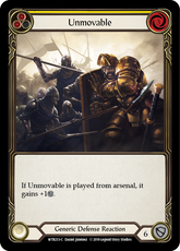 Unmovable (Yellow) - Flesh and Blood TCG - MoxLand