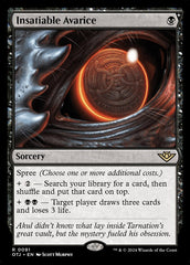 Avareza Insaciável / Insatiable Avarice - Magic: The Gathering - MoxLand