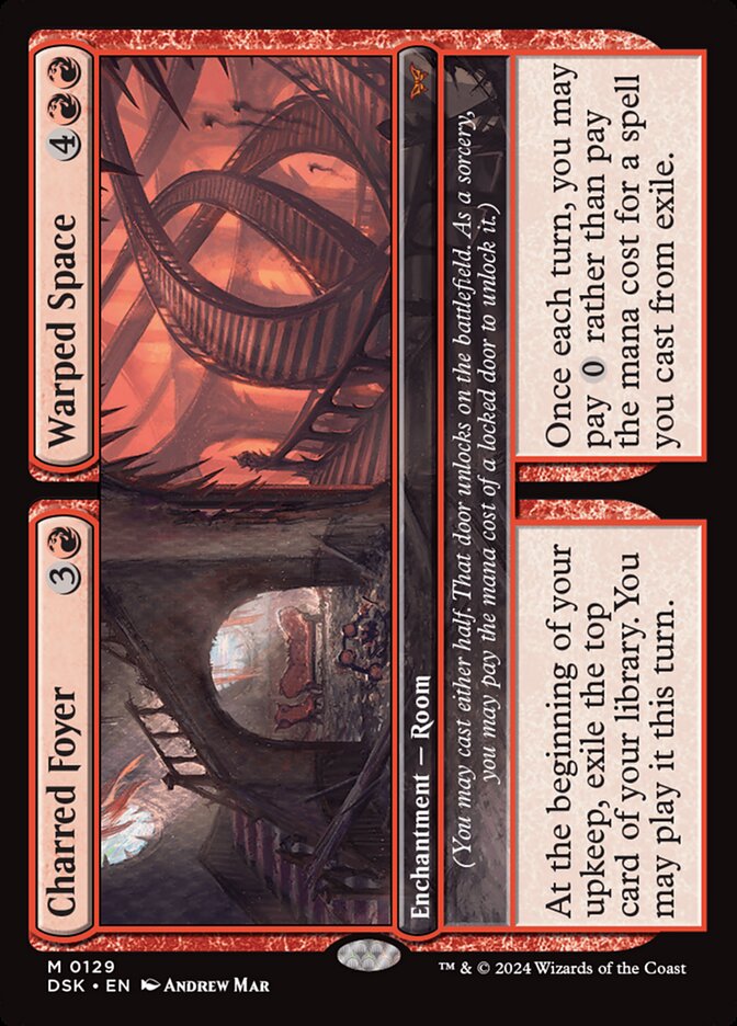 Vestíbulo Chamuscado / Espaço Distorcido / Charred Foyer / Warped Space - Magic: The Gathering - MoxLand