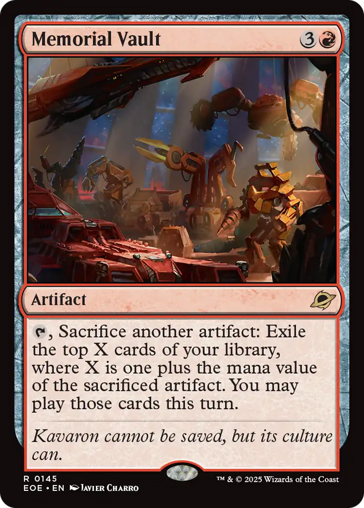 Cofre Memorial / Memorial Vault - Magic: The Gathering - MoxLand