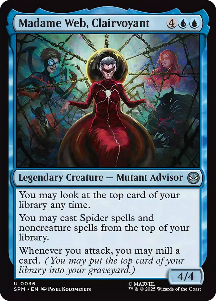 Madame Web, Clairvoyant - Magic: The Gathering - MoxLand