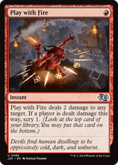 Brincar com Fogo / Play with Fire - Magic: The Gathering - MoxLand