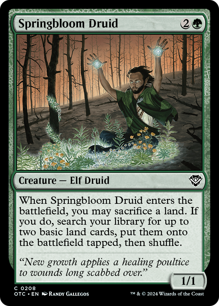 Druida do Florescimento / Springbloom Druid - Magic: The Gathering - MoxLand