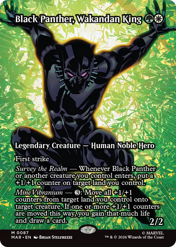 Black Panther, Wakandan King - Magic: The Gathering - MoxLand