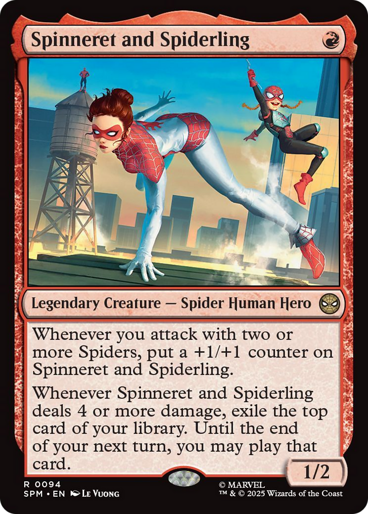 Spinneret and Spiderling - Magic: The Gathering - MoxLand