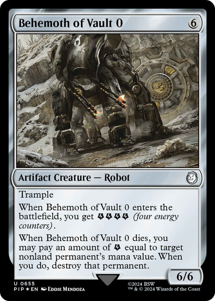 Behemoth of Vault-0 - Magic: The Gathering - MoxLand