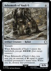 Behemoth of Vault-0 - Magic: The Gathering - MoxLand