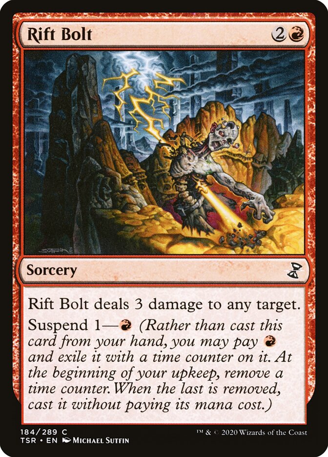 Raio da Fenda / Rift Bolt - Magic: The Gathering - MoxLand