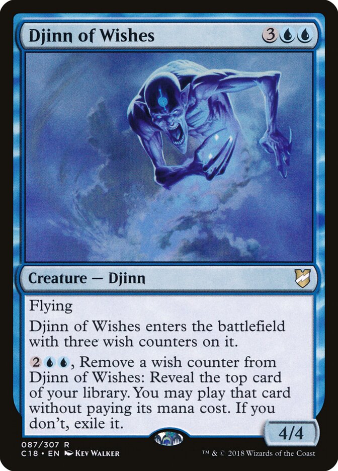 Gênio dos Desejos / Djinn of Wishes - Magic: The Gathering - MoxLand