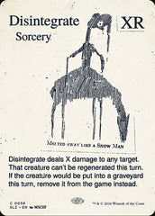 Desintegrar / Disintegrate - Magic: The Gathering - MoxLand