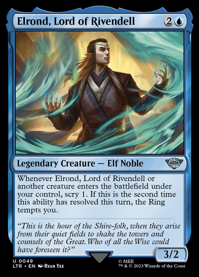 Elrond, Senhor de Valfenda / Elrond, Lord of Rivendell - Magic: The Gathering - MoxLand