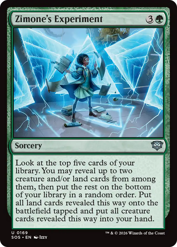 Zimone's Experiment - Magic: The Gathering - MoxLand