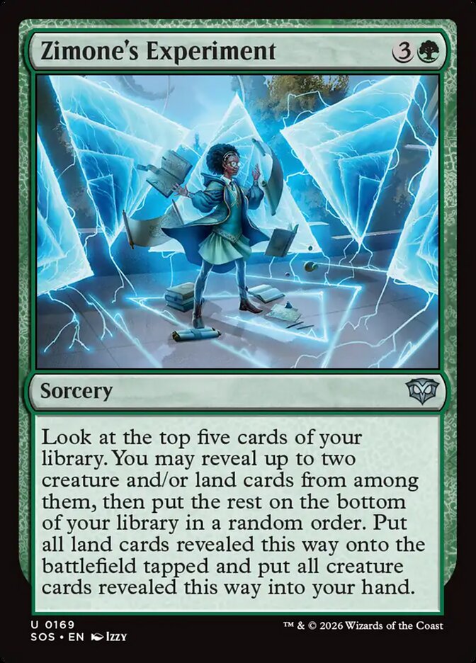 Zimone's Experiment - Magic: The Gathering - MoxLand