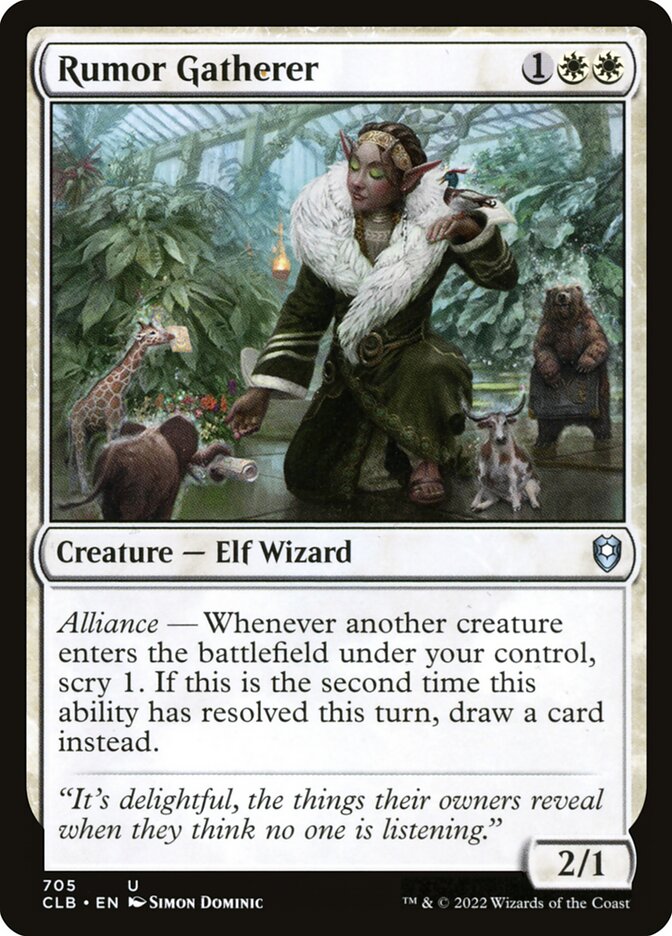 Coletora de Rumores / Rumor Gatherer - Magic: The Gathering - MoxLand