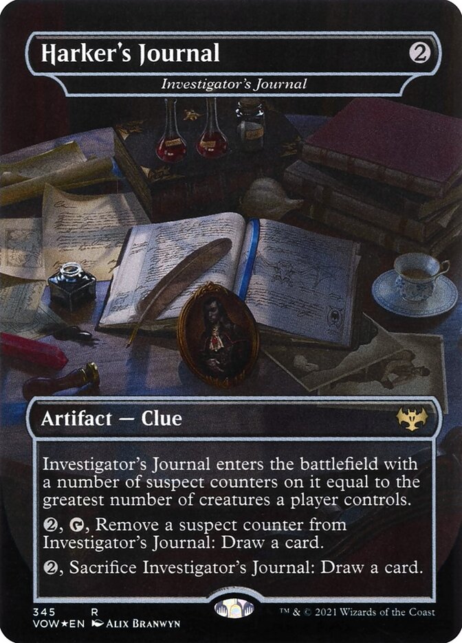 Diário de Harker / Harker's Journal - Magic: The Gathering - MoxLand