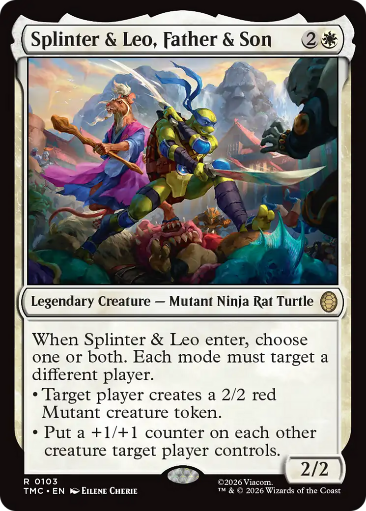 Splinter & Leo, Father & Son - Magic: The Gathering - MoxLand