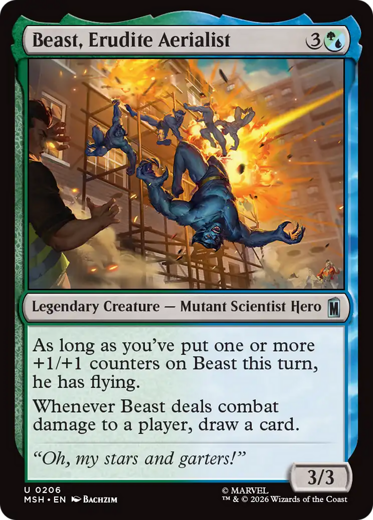 Beast, Erudite Aerialist - Magic: The Gathering - MoxLand