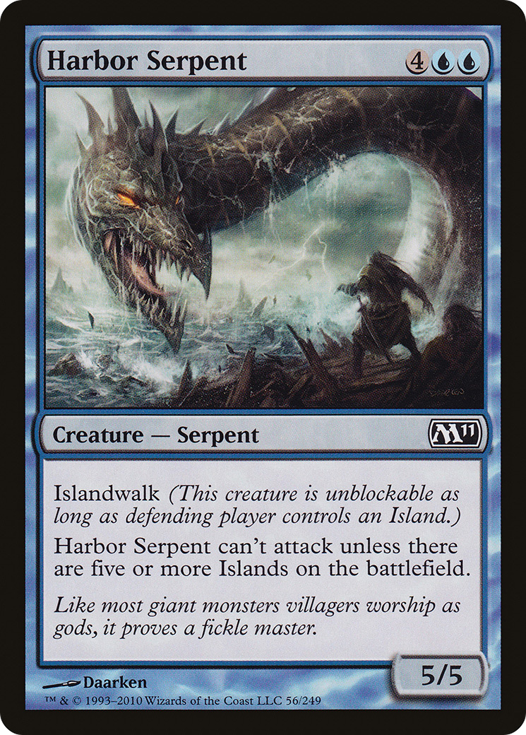 Serpente do Porto / Harbor Serpent - Magic: The Gathering - MoxLand