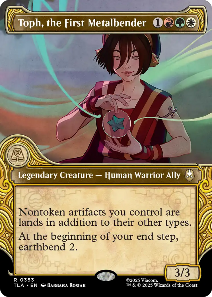 Toph, a Primeira Dobradora de Metal / Toph, the First Metalbender - Magic: The Gathering - MoxLand