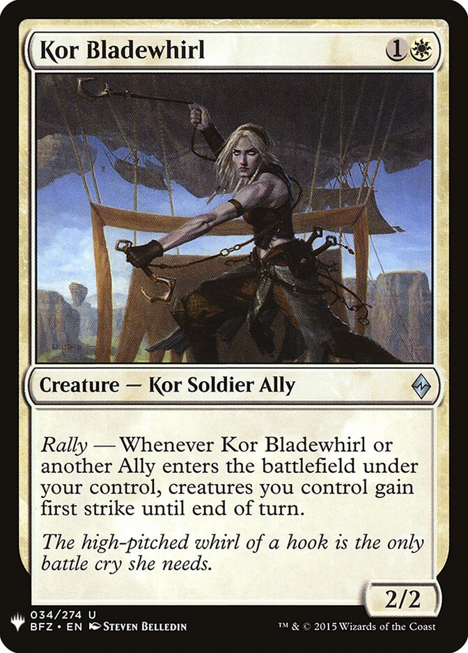 Lâmina-veloz Kor / Kor Bladewhirl - Magic: The Gathering - MoxLand