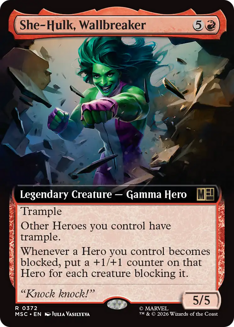 She-Hulk, Wallbreaker - Magic: The Gathering - MoxLand