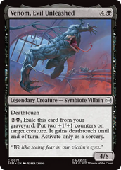 Venom, Evil Unleashed - Magic: The Gathering - MoxLand