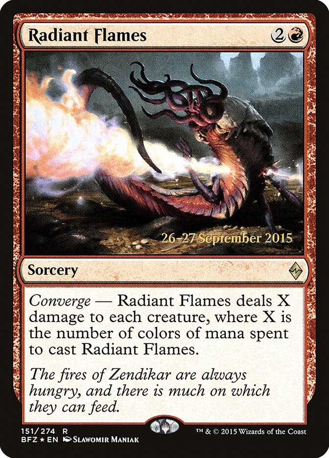 Chamas Radiantes / Radiant Flames - Magic: The Gathering - MoxLand