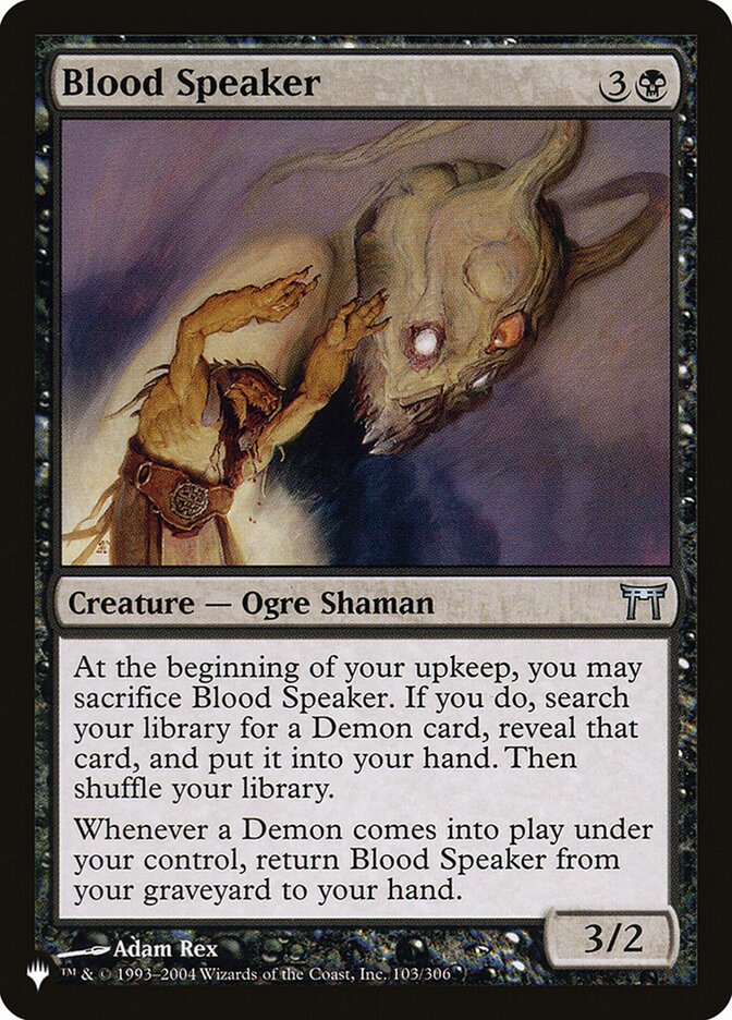 Orador do Sangue / Blood Speaker - Magic: The Gathering - MoxLand