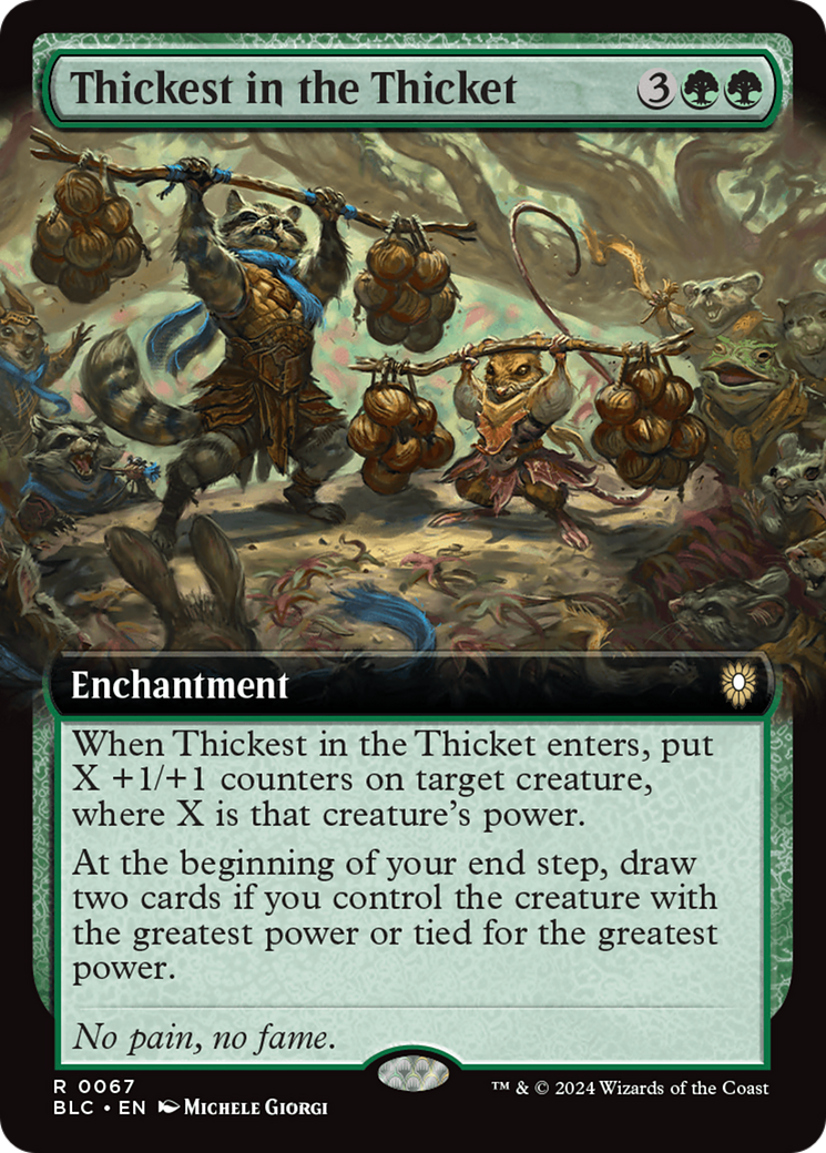 Thickest in the Thicket - Magic: The Gathering - MoxLand
