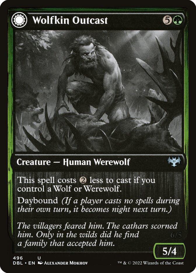 Pária Lupino / Wolfkin Outcast - Magic: The Gathering - MoxLand
