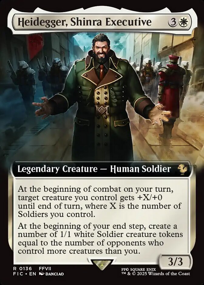 Heidegger, Shinra Executive - Magic: The Gathering - MoxLand