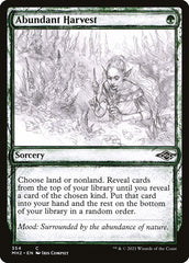 Safra Abundante / Abundant Harvest - Magic: The Gathering - MoxLand