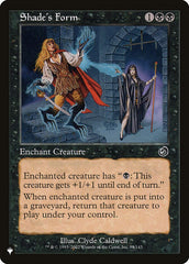 Forma de Vulto / Shade's Form - Magic: The Gathering - MoxLand