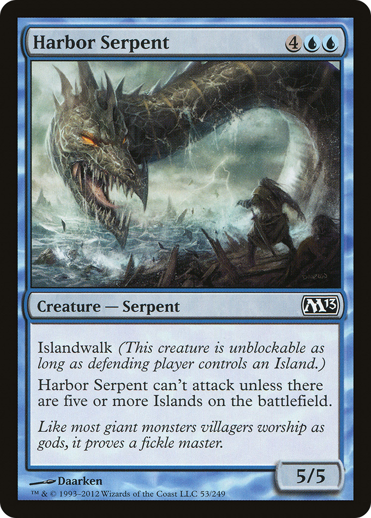 Serpente do Porto / Harbor Serpent - Magic: The Gathering - MoxLand