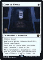 Maldição do Silêncio / Curse of Silence - Magic: The Gathering - MoxLand