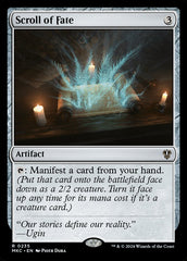 Pergaminho do Destino / Scroll of Fate - Magic: The Gathering - MoxLand