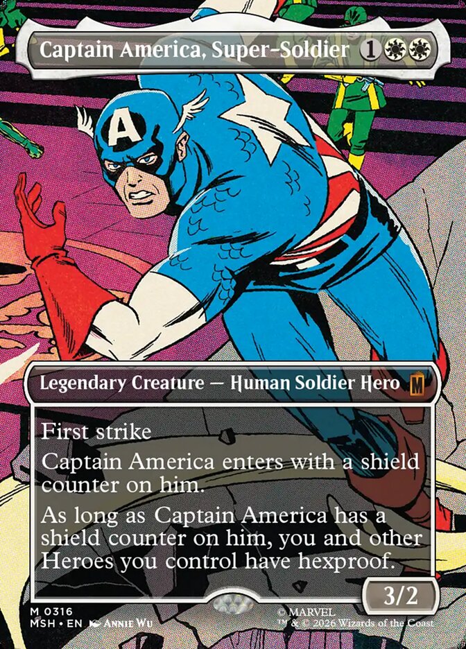 Captain America, Super-Soldier - Magic: The Gathering - MoxLand