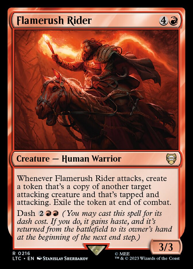 Saqueador Flamígero / Flamerush Rider - Magic: The Gathering - MoxLand
