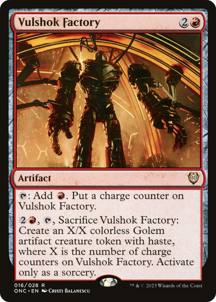 Fábrica Vulshoque / Vulshok Factory - Magic: The Gathering - MoxLand
