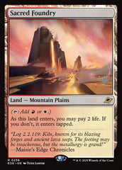 Fundição Sagrada / Sacred Foundry - Magic: The Gathering - MoxLand
