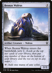 Morsa de Bronze / Bronze Walrus - Magic: The Gathering - MoxLand