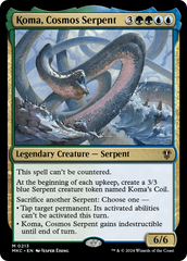 Koma, Serpente Cósmica / Koma, Cosmos Serpent - Magic: The Gathering - MoxLand