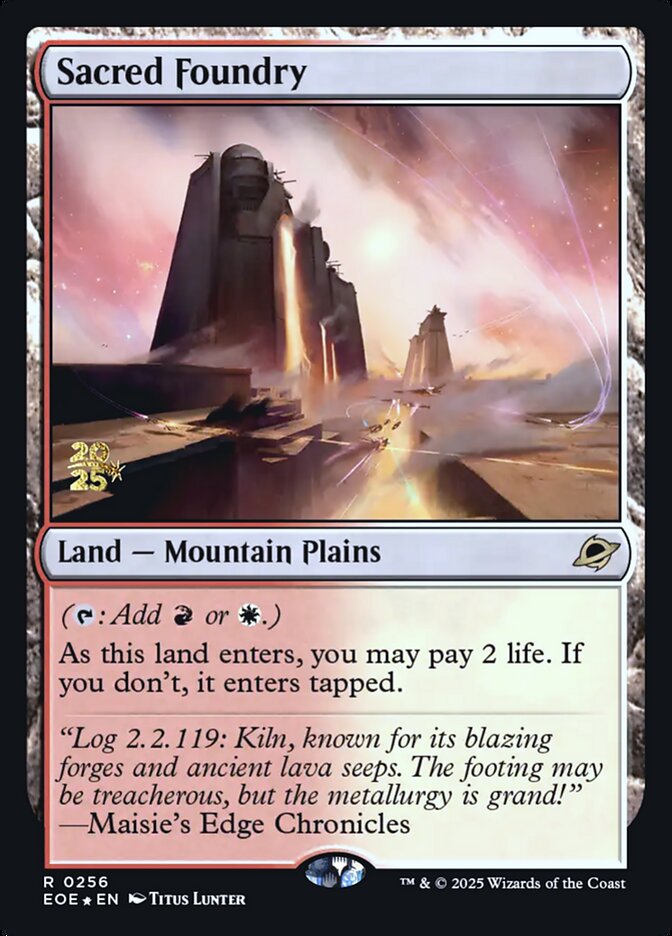 Fundição Sagrada / Sacred Foundry - Magic: The Gathering - MoxLand