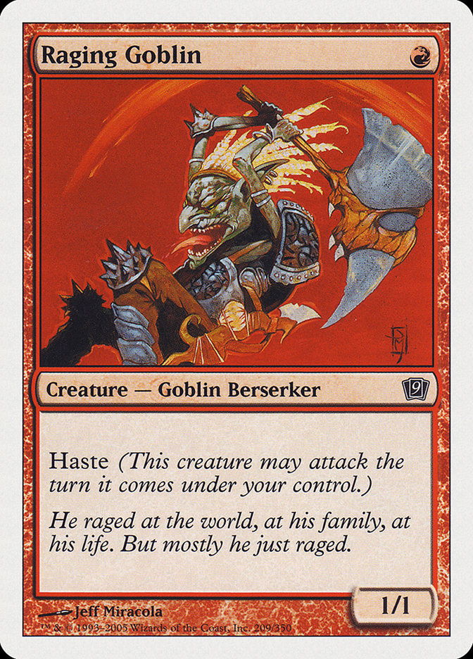 Goblin Enfurecido / Raging Goblin - Magic: The Gathering - MoxLand