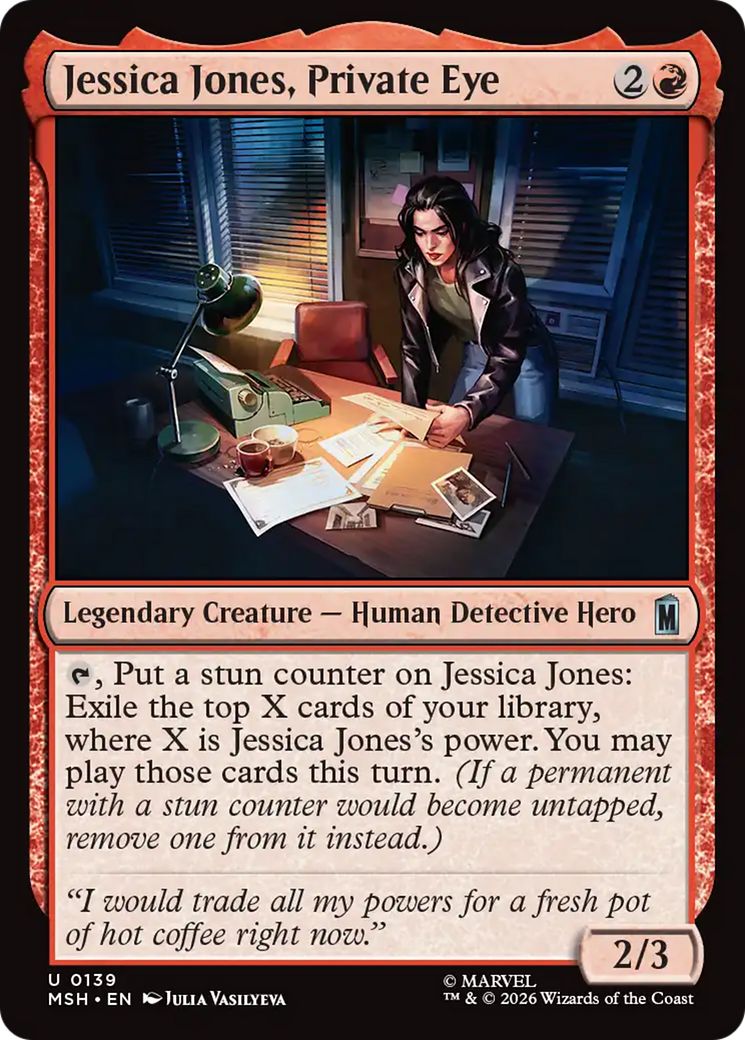 Jessica Jones, Private Eye - Magic: The Gathering - MoxLand